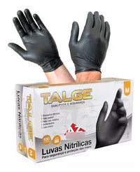 LUVA NITRILICA PRETA M / TALGE
