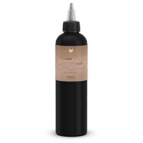 TINTA PRETA RAVEN BLACK FINE LINE 240ML