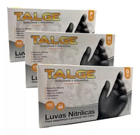 LUVA NITRILICA PRETA M / TALGE
