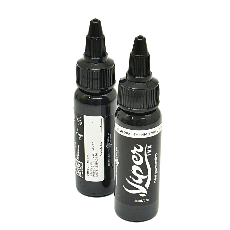 TINTA PRETO TRIBAL NOVA GERAÇÃO VIPER 30ML